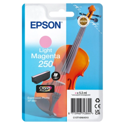 Oryginalny Tusz Light Magenta EPSON 250 T16N6, C13T16N64010